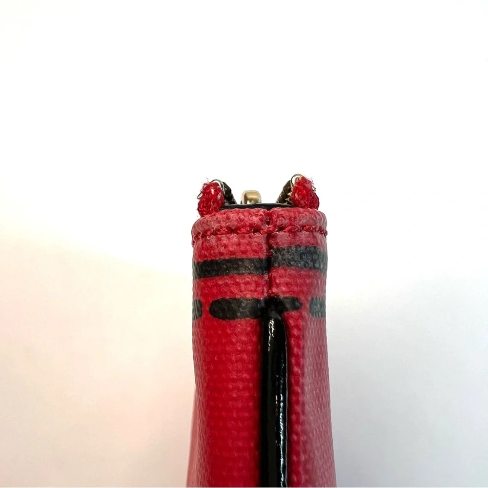 Rare Kate Spade Postmark Zipper Clutch Flat Pouch